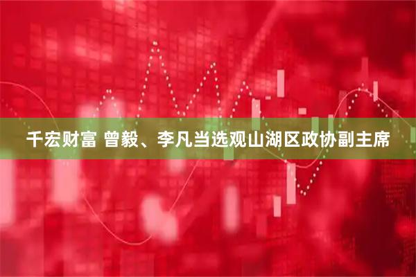 千宏财富 曾毅、李凡当选观山湖区政协副主席